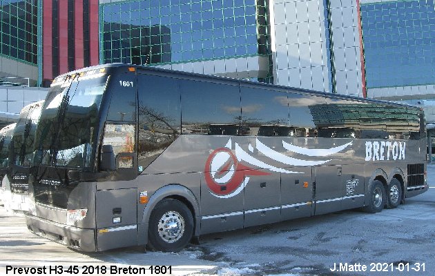 BUS/AUTOBUS: Prevost H3-45 2018 Breton
