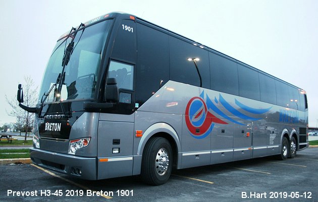 BUS/AUTOBUS: Prevost H3-45 2019 Breton