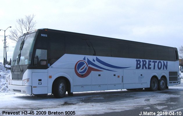 BUS/AUTOBUS: Prevost H3-45 2012 Breton