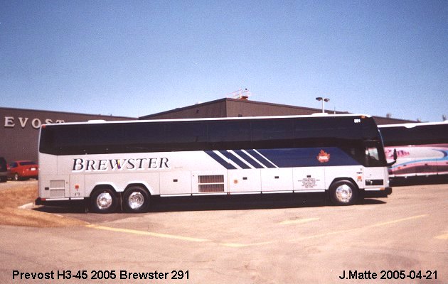 BUS/AUTOBUS: Prevost H3-45 2005 Brewster