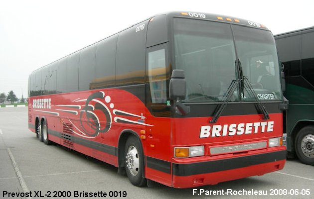 BUS/AUTOBUS: Prevost H3-45 2000 Brissette