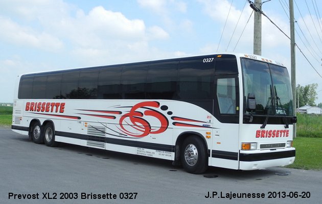 BUS/AUTOBUS: Prevost XL-2 2003 Brissette