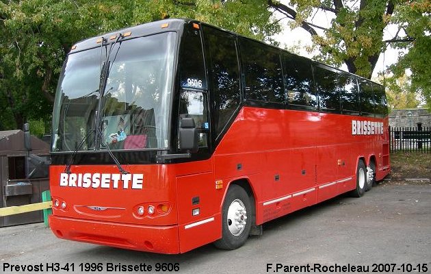 BUS/AUTOBUS: Prevost H3-41 1996 Brissette