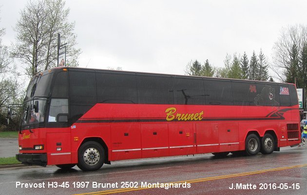 BUS/AUTOBUS: Prevost H3-45 1997 Brunet