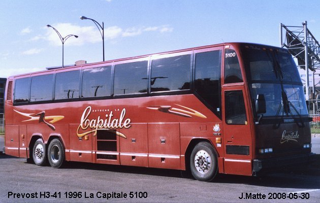 BUS/AUTOBUS: Prevost H3-41 1996 Capitale