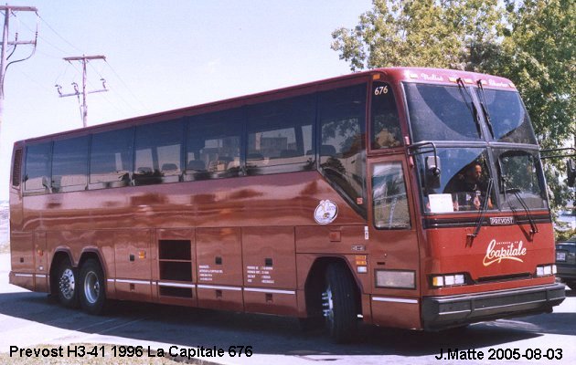 BUS/AUTOBUS: Prevost H3-41 1996 Capitale