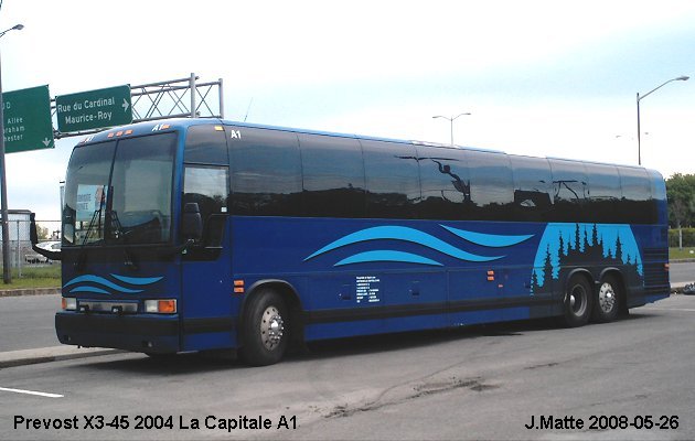 BUS/AUTOBUS: Prevost X3-45 2006 La Capitale