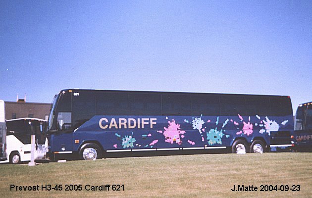 BUS/AUTOBUS: Prevost H3-45 2005 Cardiff