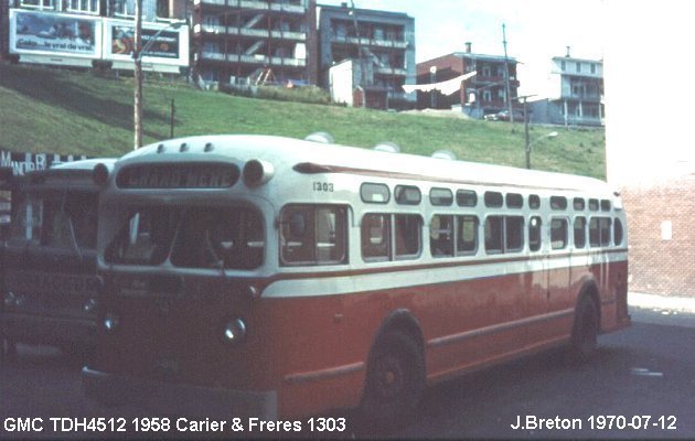 BUS/AUTOBUS: GMC TDH 4512 1958 Carier