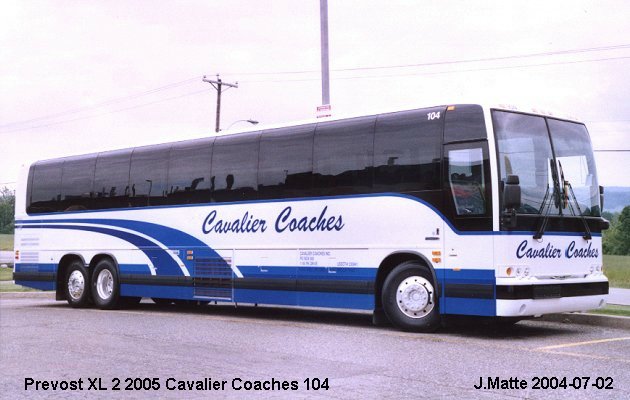 BUS/AUTOBUS: Prevost XL-2 2005 Cavallier