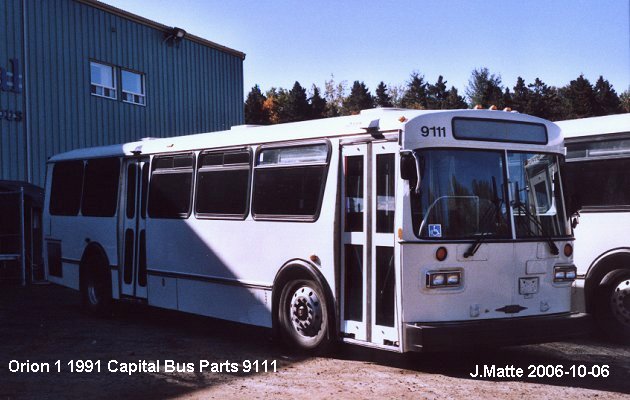 BUS/AUTOBUS: Orion I 1991 Capitale Bus Part