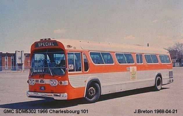 BUS/AUTOBUS: GMC SDM 5302 1966 Charlesbourg