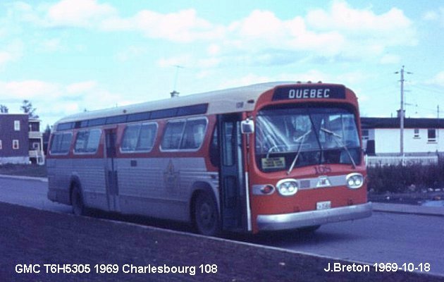 BUS/AUTOBUS: GMC T6H 5305 1969 Charlesbourg