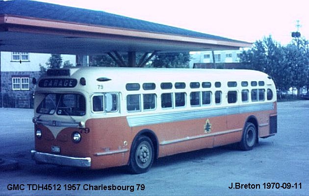 BUS/AUTOBUS: GMC TDH 4512 1957 Charlesbourg