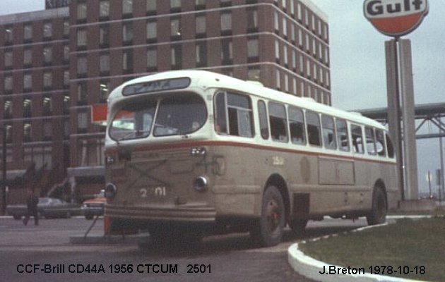BUS/AUTOBUS: C.C.F./Brill CD44A 1956 CTCUM