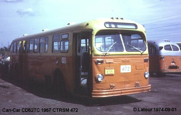 BUS/AUTOBUS: Can-Car CD52TC 1957 CTRSM