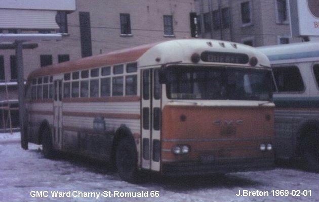 BUS/AUTOBUS: GMC Ward 1961 Charny