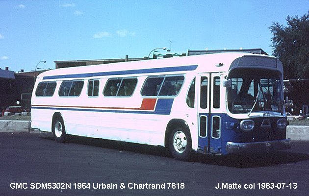 BUS/AUTOBUS: GMC SDM 5302 1964 Chartrand
