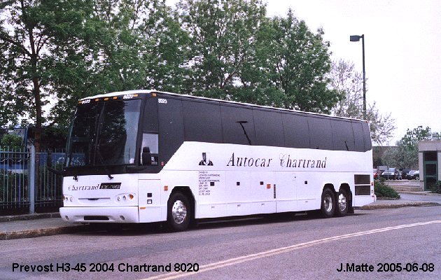 BUS/AUTOBUS: Prevost H3-45 2005 Chartrand