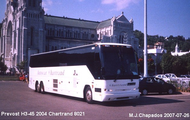 BUS/AUTOBUS: Prevost H3-45 2005 Chartrand