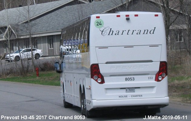 BUS/AUTOBUS: Pontiac H3-45 2017 Chartrand