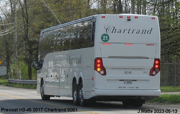 BUS/AUTOBUS: Prevost H3-45 2017 Chartrand