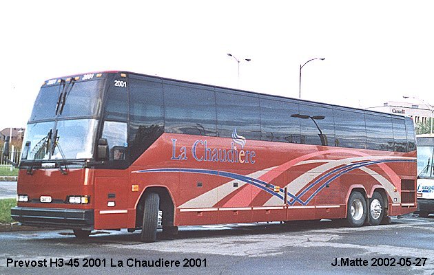BUS/AUTOBUS: Prevost H3-45 2001 Chaudiere
