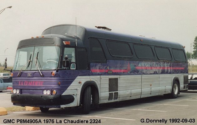 BUS/AUTOBUS: GMC P8M4905A 1976 Chaudiere