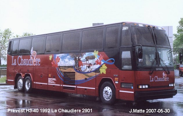BUS/AUTOBUS: Prevost H3-40 1992 Chaudiere