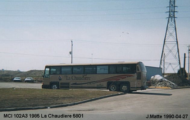 BUS/AUTOBUS: MCI MC 102A3 1985 Chaudiere