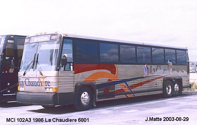 BUS/AUTOBUS: MCI MC 10 A 3 1986 Chaudiere