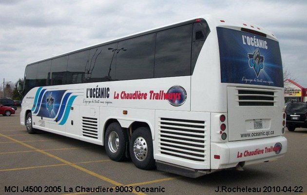 BUS/AUTOBUS: MCI J4500 2005 Chaudiere