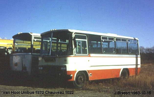 BUS/AUTOBUS: Van Hool Unibus 1970 Chauveau