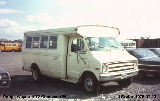 BUS/AUTOBUS: Wayne Mini 1972 Chauveau
