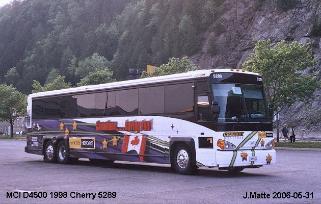 BUS/AUTOBUS: MCI D4500 1998 Cherrey