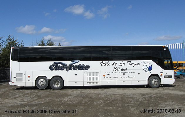 BUS/AUTOBUS: Prevost H3-45 2006 Chevrette