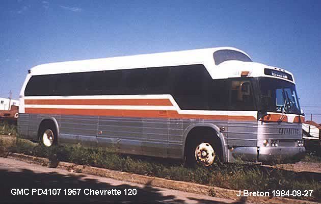 BUS/AUTOBUS: GMC PD 4107 1967 Chevrette