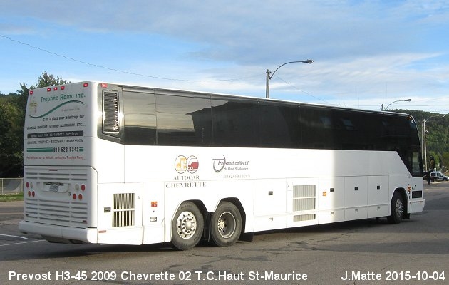 BUS/AUTOBUS: Prevost H3-45 2009 Chevrette