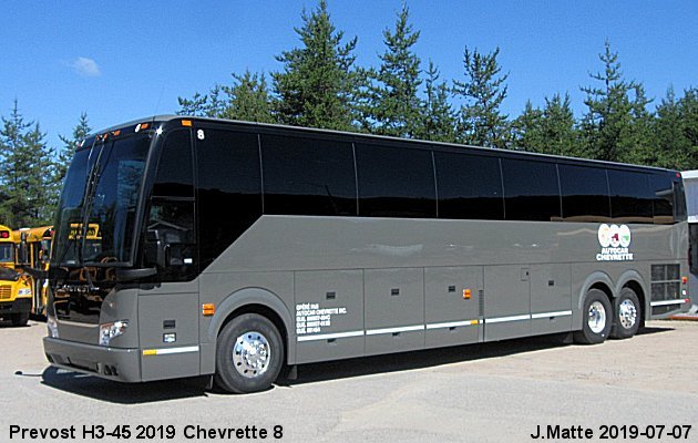 BUS/AUTOBUS: Prevost H3-45 2019 Chevrette