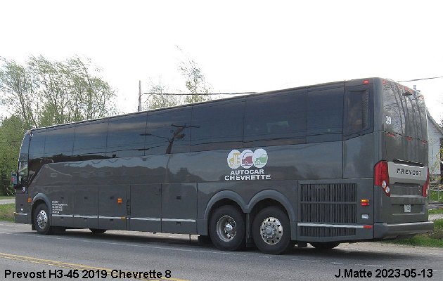 BUS/AUTOBUS: Prevost H3-45 2019 Chevrette