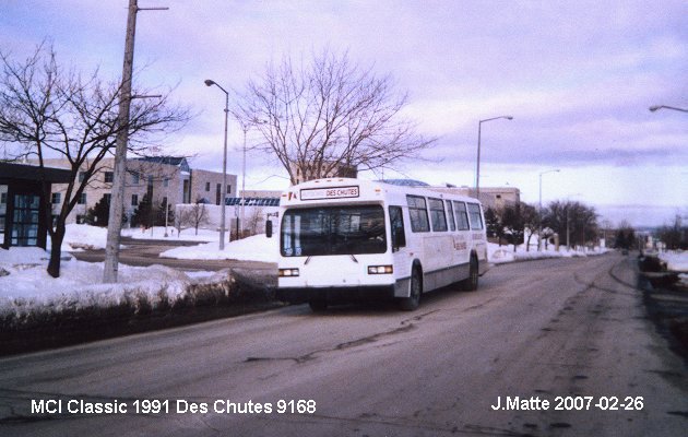 BUS/AUTOBUS: MCI Classic 1991 Des Chutes