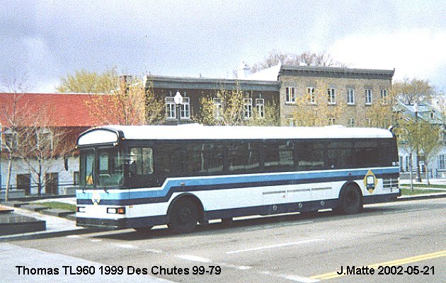 BUS/AUTOBUS: Thomas TL 960 1999 Des Chutes