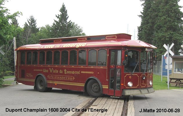 BUS/AUTOBUS: Dupontrolley Champlain 1608 2004 cite energie