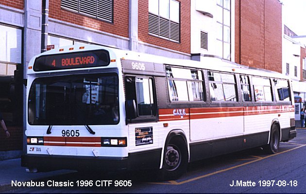 BUS/AUTOBUS: Novabus Classic 1996 STTR