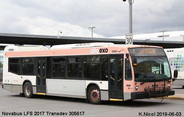 BUS/AUTOBUS: Novabus LFS 2017 Transdev