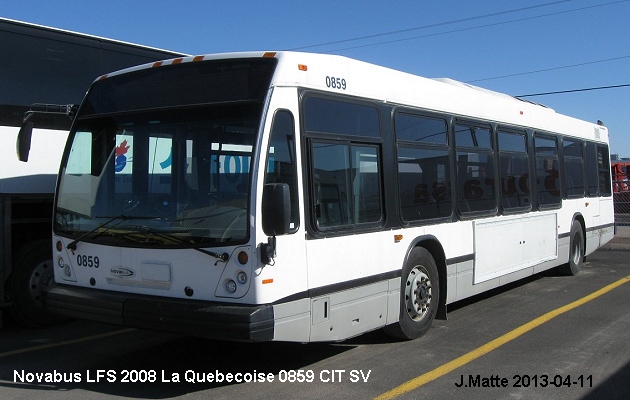 BUS/AUTOBUS: Novabus LFS 2008 Quebecoise