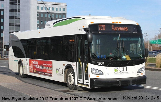 BUS/AUTOBUS: New Flyer Xcelsior 2012 Transbus
