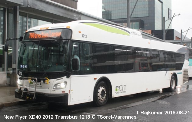 BUS/AUTOBUS: New Flyer XD40 2013 Transbus