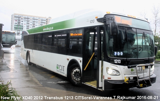 BUS/AUTOBUS: New Flyer XD40 2013 Transbus