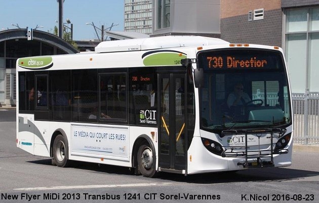 BUS/AUTOBUS: New Flyer Midi 2013 Transbus